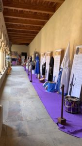 Fotografía de la exposición de Semana Santa organizada por las cofradías de Tudela